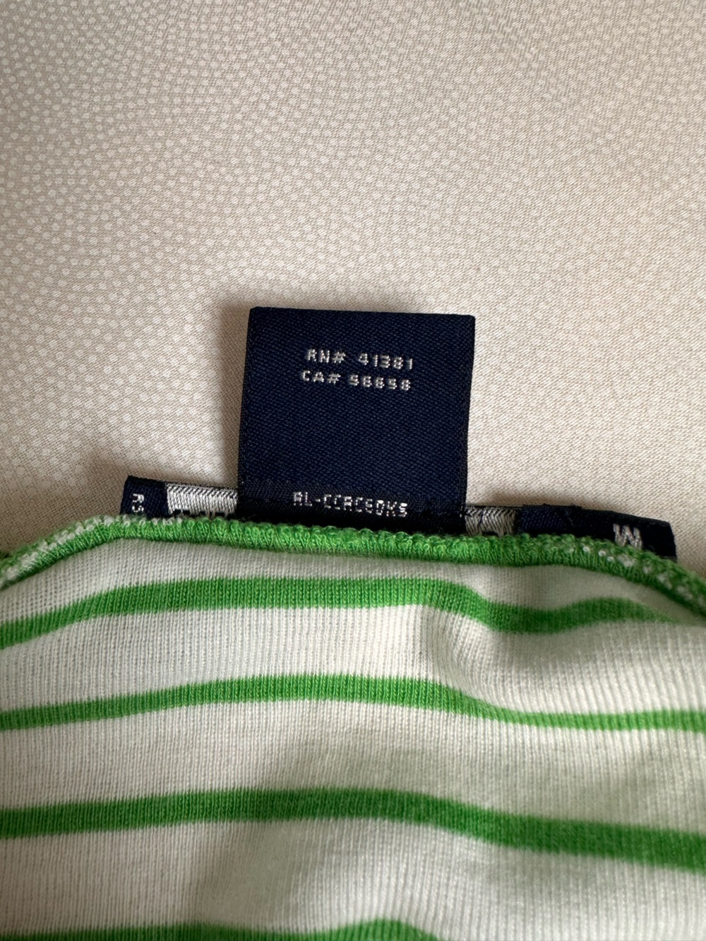Ralph Lauren Sport Green White Striped V Neck Shirt Women’s M Lyocell - Picture 6 of 11